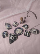 Load image into Gallery viewer, Necronomicon chunk pendants

