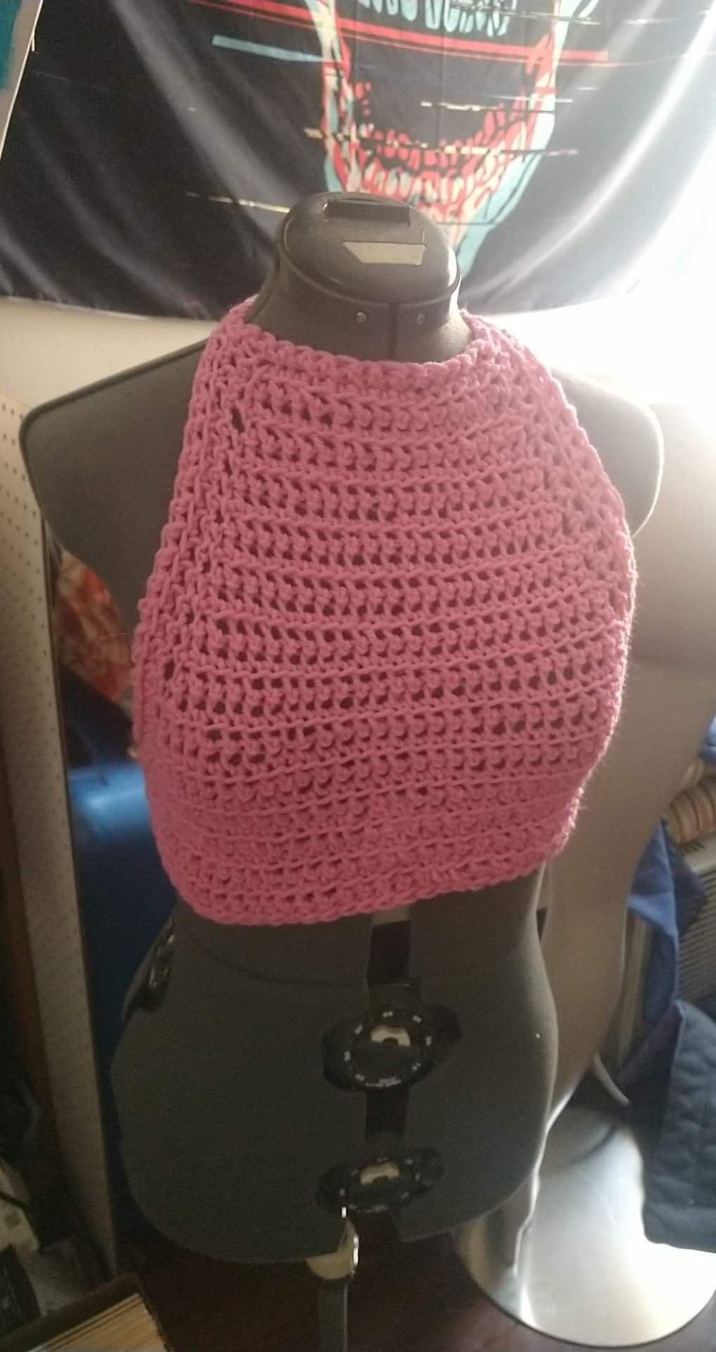 Crotchet halter